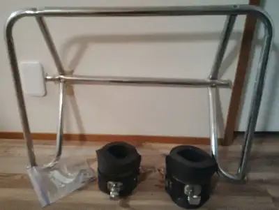 Comes with brackets, boots and extra pads. Better than a table? You can swing and each vertabrae can...