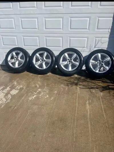 TIRES WITH RIMS FOR SALE Really beautiful tires they were on a 2014 Audi q5 but no longer have the c...