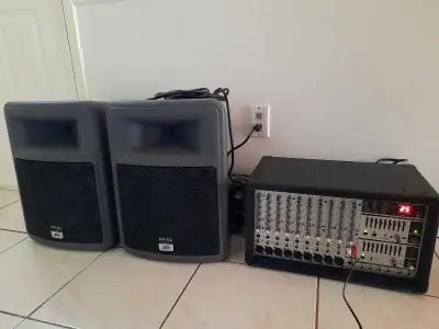 Behringer Europower PMH2000 500 Watts Mixer Amplifier,  Speakes, View more