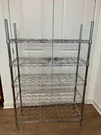 Metal wine rack