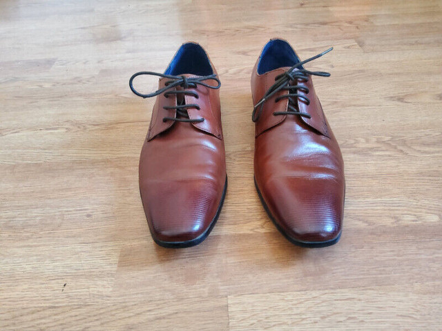 Chaussures en cuir brun homme 11 ou 44 dans Chaussures pour hommes  à Ville de Montréal