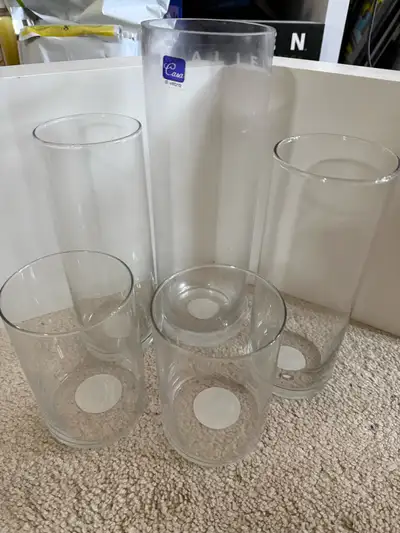 x5 Glass Vases , View more