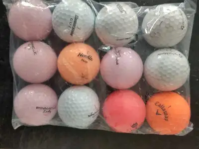 12 Golf Balls Used Assorted, View more