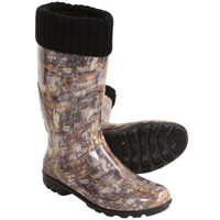 Kamik Kelly Fleece-Lined Rain Boots & Boot slipper Zebra