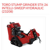 Toro STX-26 Stump Grinder only 35 hrs
