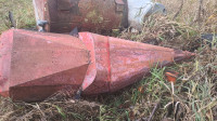 Case IH 963 corn head middle row cone snout, in good condition
