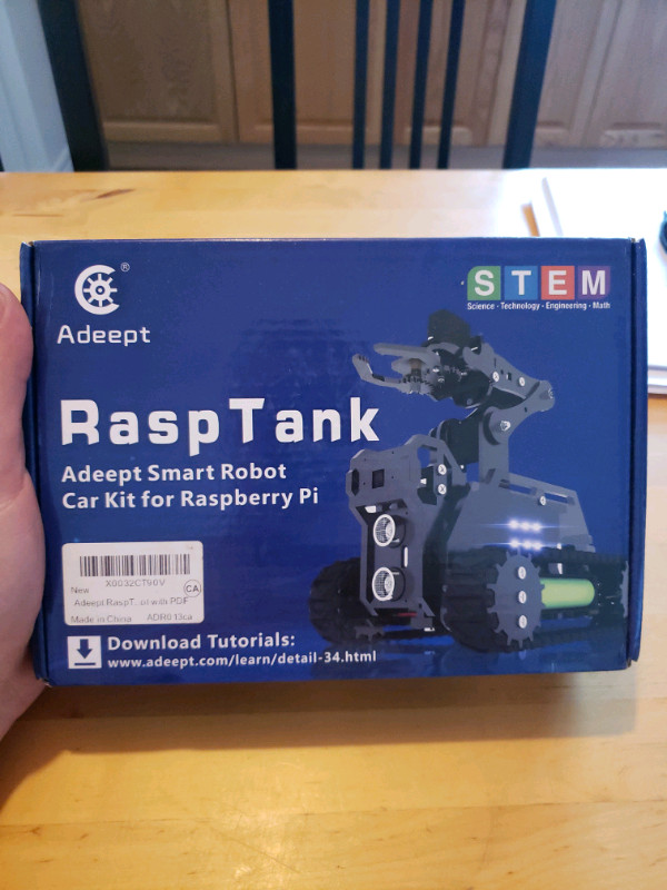 RaspTank Adeept Smart Robot Car Kit for Raspberry Pi | General ...