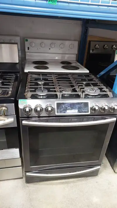 Samsung 30" Gas Slide-In Stove, View more