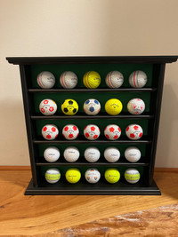 Golf Ball Display with premium balls