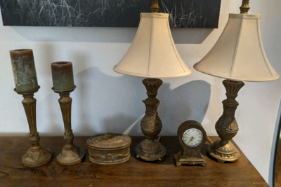 Lamps / Candles / Clock / Jewelry Box (matching set), View more