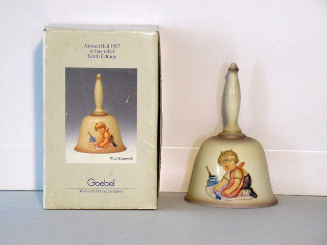 Bell made by Hummel (1987). 6 inches tall. in Arts & Collectibles in Fredericton