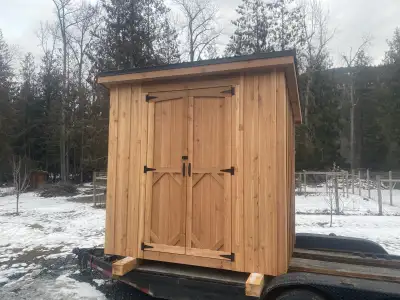 6x8 Cedar Shed, View more