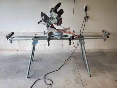 FS - King Canada 10" Sliding Compound Miter Saw with stand, View more