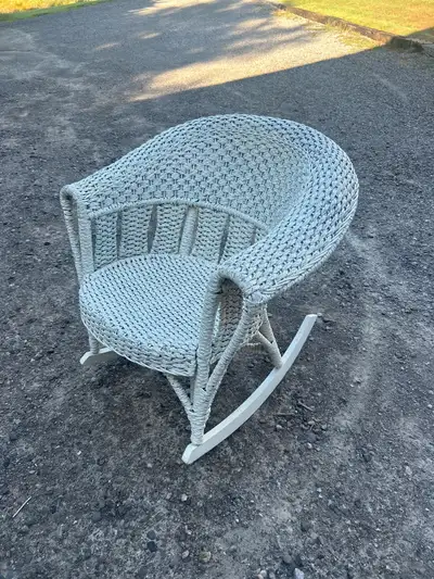 vintage Wicker rocking chair, View more