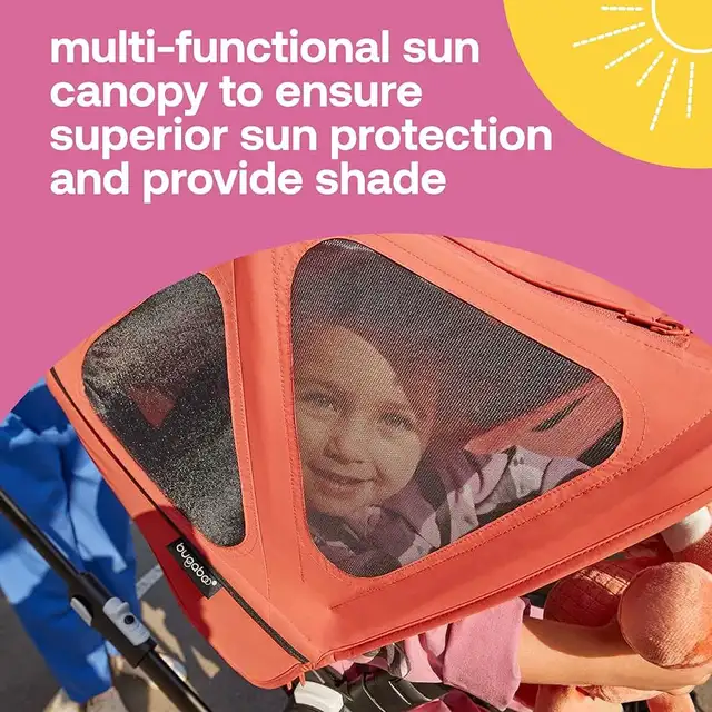 Bugaboo Dragonfly Breezy Sun Canopy Stroller Accessory in Strollers, Carriers & Car Seats in Markham / York Region - Image 4