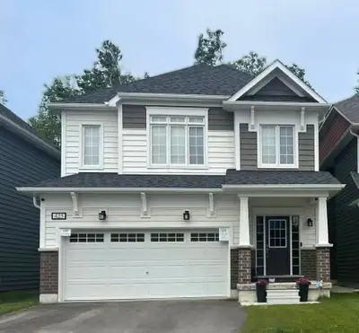 Gorgeous 4-Bedroom, 3-Bath detached House for Rent, located in newly developed communities, backing...