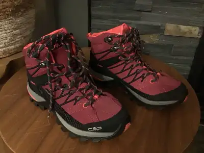 Like New, Girls trekking cmp boots (size 4) , View more