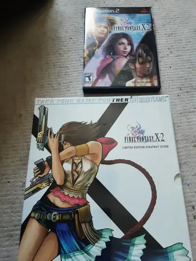Ff10-2 black lable and brady guide ps2, View more