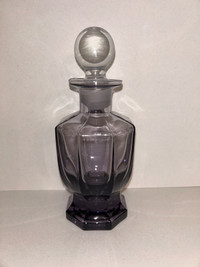 VTGPale Amethyst color Glass Collectable bottle Crystal Stopper 