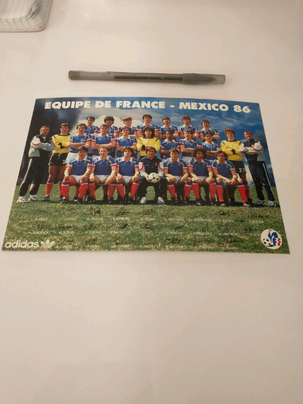 1986 World Cup in Mexico  France team picture in Arts & Collectibles in City of Toronto