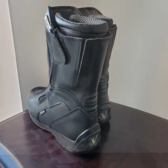New Womens Leather NTRO Motorcycle Boots Size 8 in Women's - Shoes in Barrie - Image 6