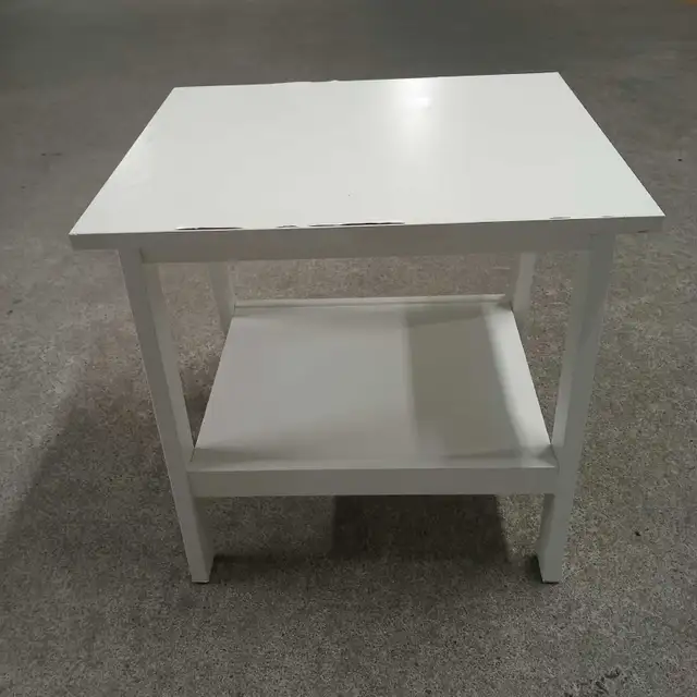 IKEA Lunnarp Table End Side Shelf Rectangular Wooden White in Other Tables in City of Toronto - Image 4