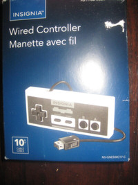 Insignia NES Classic Wired Controller. For Wii / Wii U / NES Min