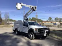 2017 Ford F550 Altec AT37G Bucket Truck.