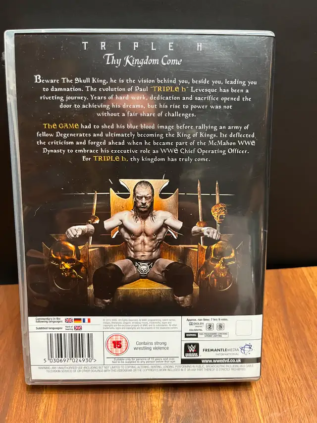 WWE: Triple H: Thy Kingdom Come 3 Disc DVD Set63436969782529122