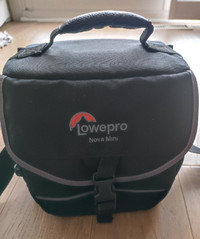 Black Lowepro Nova Mini Camera Bag