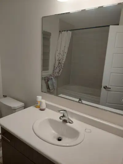 Welcome to your cozy new space! A bright, independent bedroom featuring its own private washroom is...
