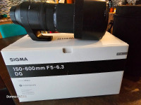 Sigma 150-600mm lens