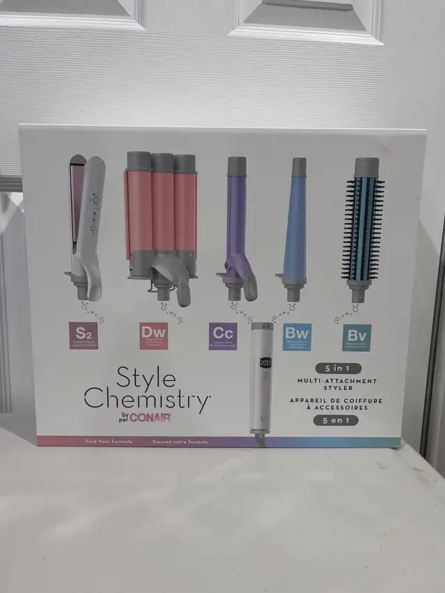 (New) Conair Style Chemistry 5-in-1 Multi-Attachment Styler