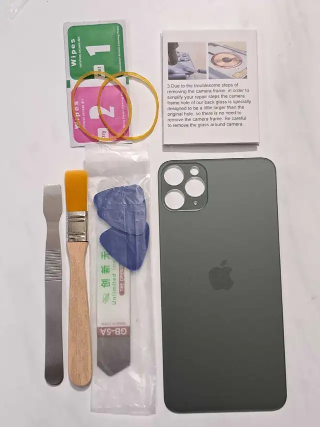 Phoupair OEM Back Glass Replacement Compatible with iPhone 11 Pr in Cell Phones in Markham / York Region - Image 11