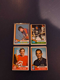 Cartes de hockey OPC 74-75