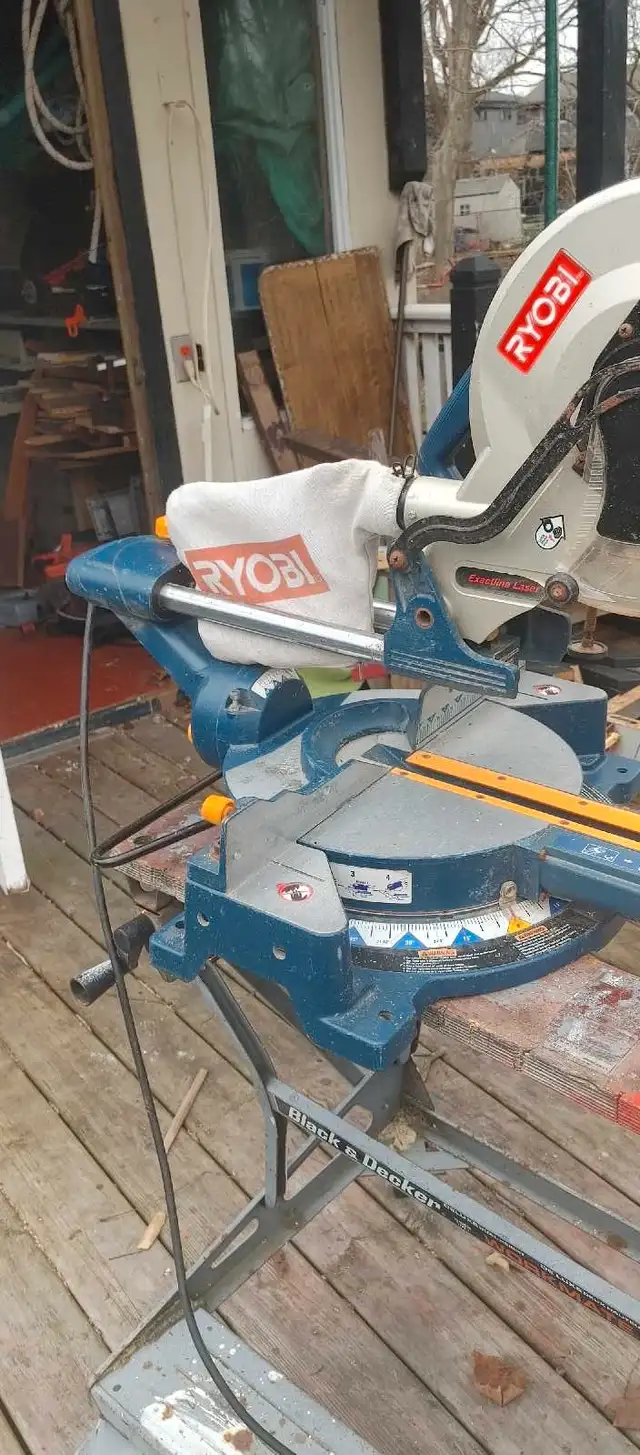 Ryobi sliding miter saw 63009266868865121