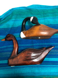 Wooden Duck Carvings Decoys - Stanstead Collection