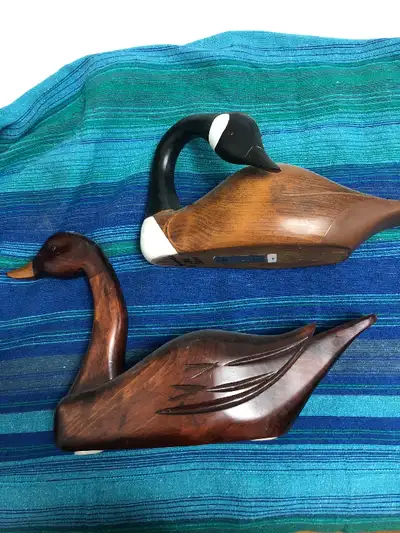 Wooden Duck Carvings Decoys - Stanstead Collection, View more