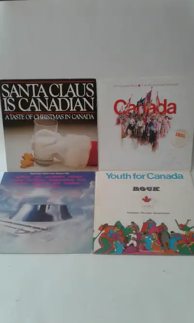 CANADIAN CHARITY ALBUMS, Rock and Roll Music,  4 Vintage Vinyl, View more