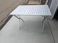 Folding Portable Table - Great for Picnics, Crafts, Camping, etc