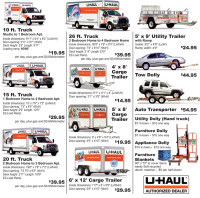 MOVING TRUCK AND TRAILER  RENTAL