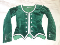 Green highland dancing jacket