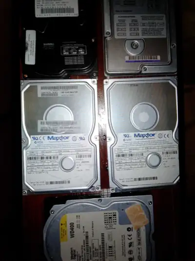 Vintage IDE computer hard drives (from early 2000s) - $5 each, View more
