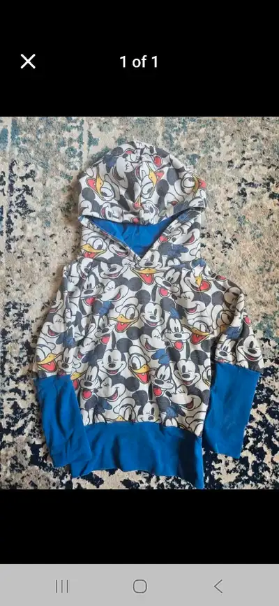 Disney Grow with me hoodie size 1-2 , View more