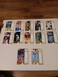 Upper Deck Baseball Cards RARE Blank Fronts No Holograms Lot 12