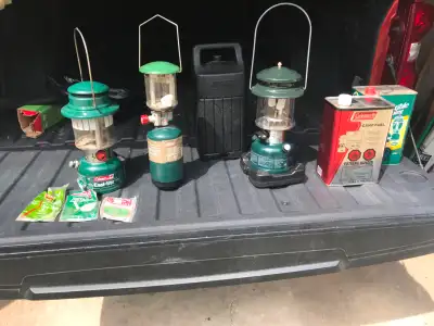 —-Pending——Coleman lanterns, View more