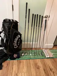 Full Set of Callaway Clubs with Balls and Bag