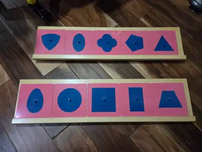 Montessori Metal Insets with Stands, View more