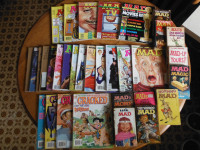 23 Vintage Mad Magazines and Novels 1991 - 1995