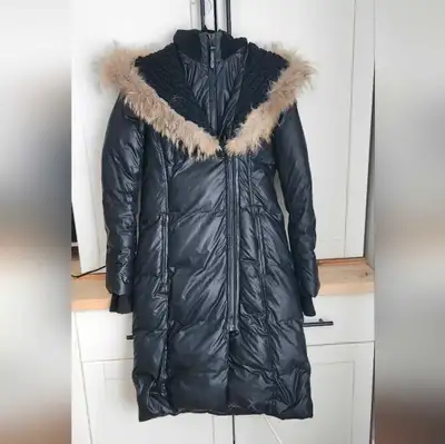 Amazing Condition RUDSAK Size S/M Real Fur Trim Coat, View more